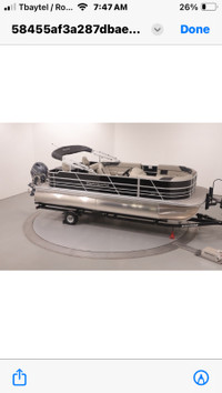 We are looking to buy a 21-24’ pontoon boat.