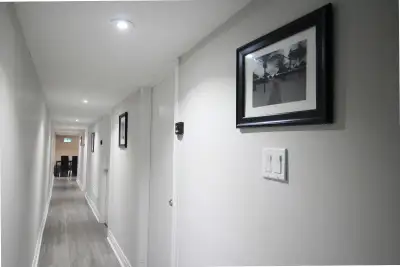 One bedroom in the basement, share bathroom with 1 tenant, share kitchen with 2 tenants. very conven...