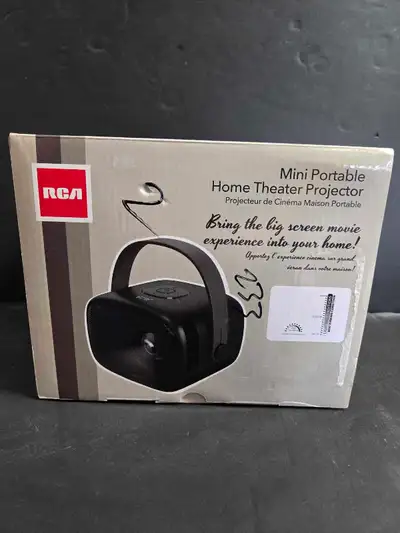 RCA MINI PROTABLE HOME THEATER PROJECTOR, View more
