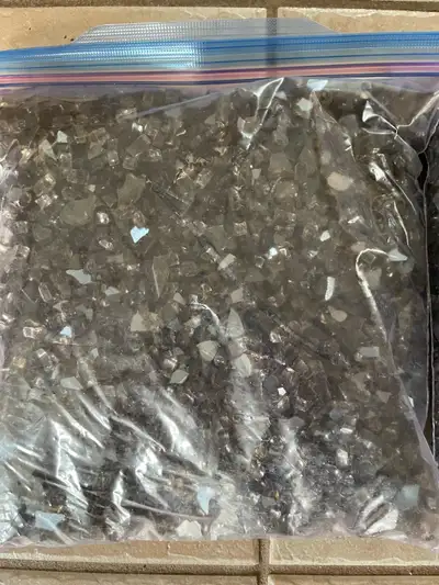 FIRE GLASS for propane fireplaces or fire pits, View more