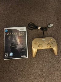  Goldeneye Wii, pro controller and 007 game