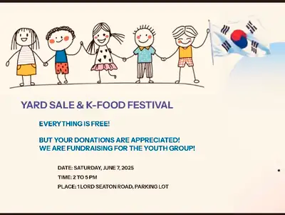 Yard Sale and K-Food Fest, View more