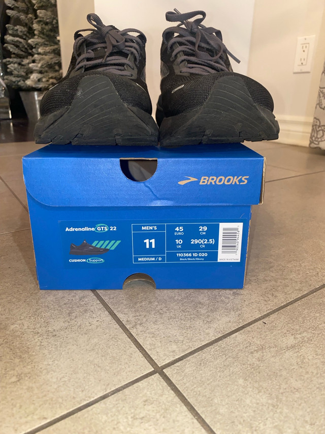 Brooks Adrenaline GTS 22 | size 11  dans Chaussures pour hommes  à Ville de Montréal - Image 3