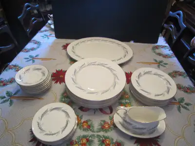 $250.00 or BEST OFFER for the pieces listed below of Paragon BRIDAL LEAF fine bone china 1 meat plat...