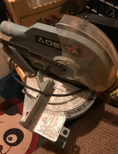 $60 for delta saw(s), 10” power miter Details and specifications in the images