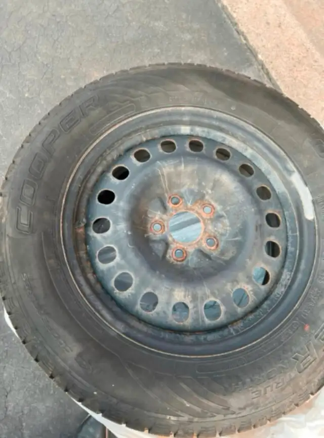 Four Cooper Discover True North Winter Tires (on rims) in Tires & Rims in Markham / York Region - Image 2