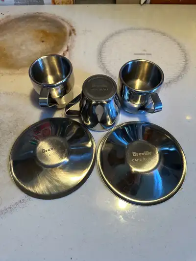 Set of 3 Tasses Breville classic vintage espresso cups, View more