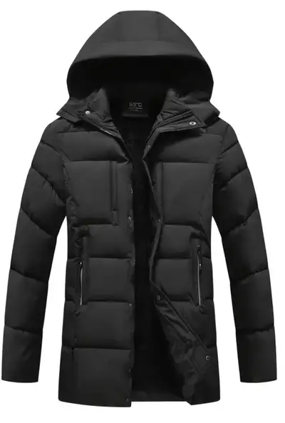 New Hooded Winter Jacket - Size Large , View more