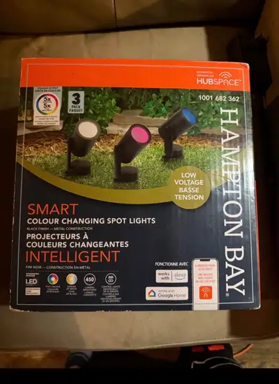 BRAND NEW Hampton Bay Smart Colour Changing Spot Lights, View more