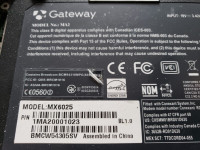 Gateway laptop computer part out screen key dvd door MA2 MX6025