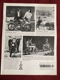 1964 Yamaha Motorcycle Original Ad