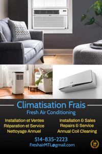 Installation, Service d' Air Climatiseur de Fenêtre / Murale
