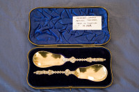 antiques ,sterling silver tableware, spoons