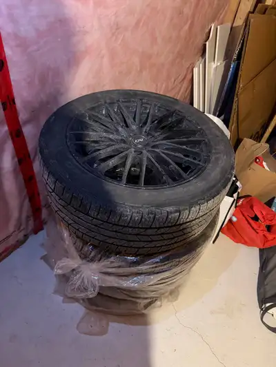 2 sets of tires and rims Came off a 2016 Honda Civic LX Rims are in excellent condition 2 Kelly Tire...