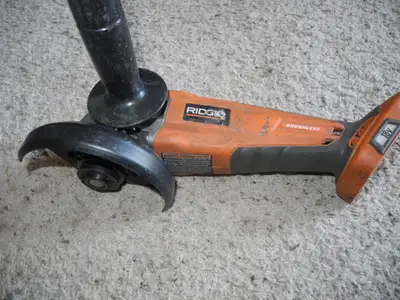 RIDGID 18V Cordless 4-1/2 -5 in  Angle Grinder, View more