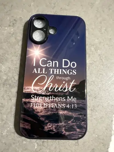 iPhone 16 Case with Christian message, View more