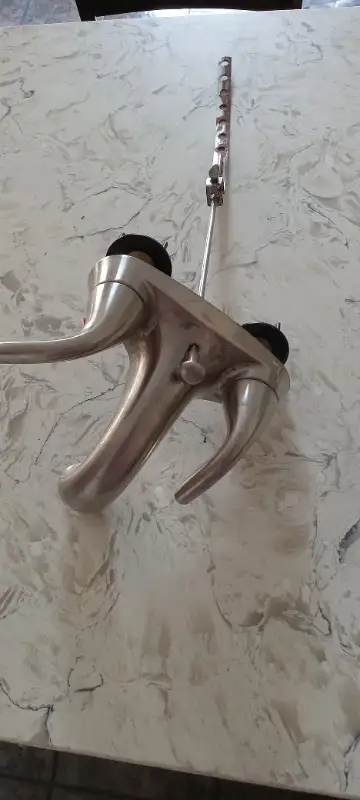 Moen bathroom sink faucets have two handles. Please see the pictures and and ask questions if you ha...