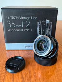 Voigtlander 35mm F2 Ultron Vintage Line II VM (Leica M Mount)