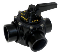 Praher OV3-1500 1.5" - 2" Socket 3 Port CPVC Valve