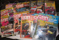 Car Craft magazine incomplete 1982 to 1990 plus 1995