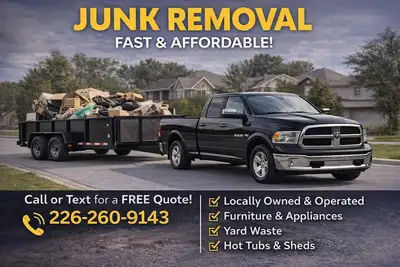 Junk Removal Windsor | Yard Clean Up | Same Day Service, View more