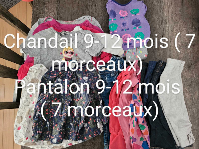 Lot de vêtements 9-12 mois dans Vêtements - 9 à 12 mois  à Laval/Rive Nord - Image 3