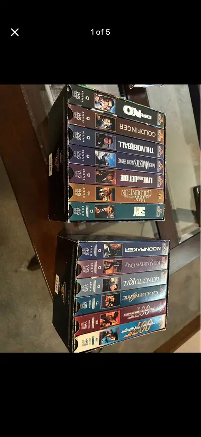 007 James Bond VHS box set, View more
