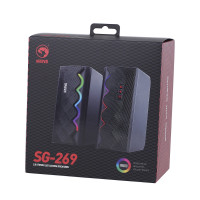 Marvo SG-269 RGB PC Gaming Speaker with 3.5mm Aux + Wireless Blu