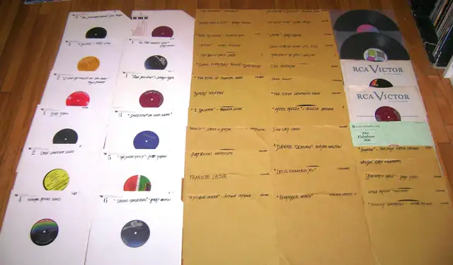 Lot de 50 vinyles CROONER et VOCALE62863262350722127