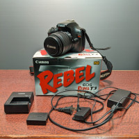 Canon EOS Rebel T3 DSLR Camera with Lens & Accessories