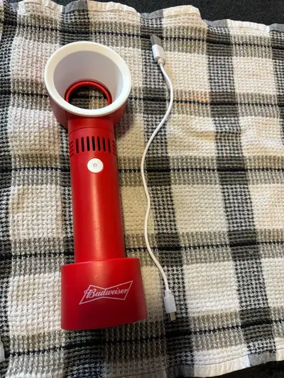 Budweiser hand held fan, View more