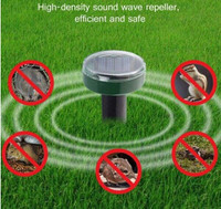 Brand new Solar Power Waterproof Ultrasonic Repellent.