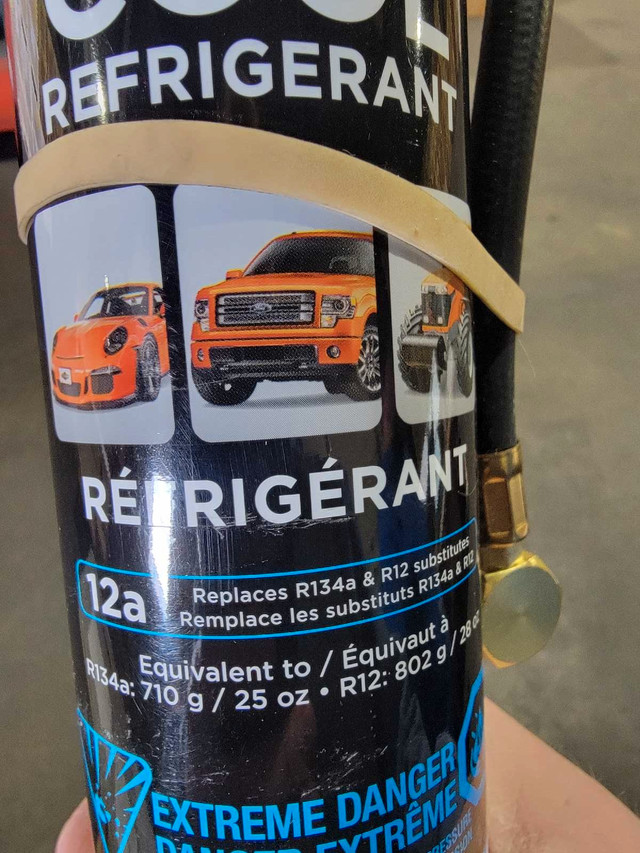 A/C Refrigerant. 12a R134a & R12  in Other Parts & Accessories in Calgary - Image 3