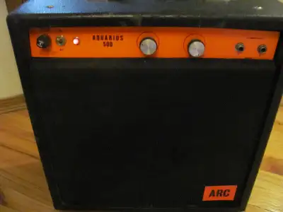 Vintage Canadian 1960's ARC Aquarius 500 Guitar Amplifier a ahed product, Canadian Record Label. and...