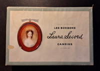 Vintage Boite de chocolat Laura Secord (vide)