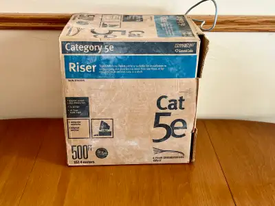 250’ General Cable Command Linx Cat 5e Riser Cable, View more