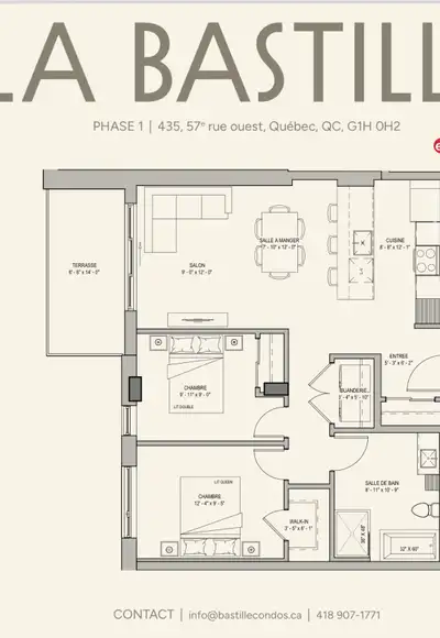 je vous offre 1 mois & 500$ pour le céder ✔️ Internet inclus ✔️ Eau chaude incluse ✔️ Chats permis ✔...