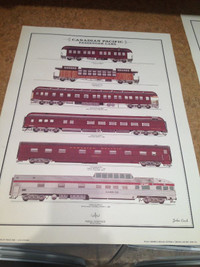 CPR AND CNR PASSENGER CARS LITHOS - PARKER PICKERS -