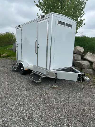 2 stall washroom trailer loaded with all the details price is for trailer rent for 1 night and need...