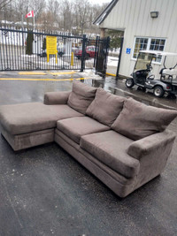 Grey Sectional Couch Sofa Set Living Room Furniture FREE DELIVER