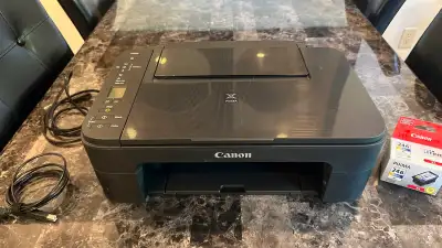 CANON PIXMA TS3220 WIRELESS INKJET PRINTER W/ NEW BLACK & COLOR, View more