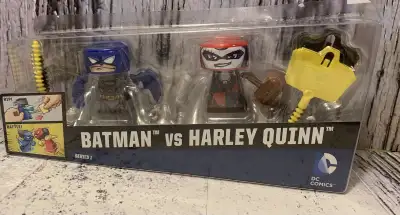 VS Rip-Spin Warriors Series 1 Batman vs Harley Quinn Toy, View more