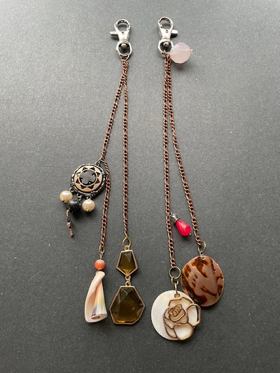 Purse Charms with Re-Purposed Components, View more