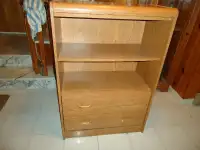 **BOOKCASE/SHELVING UNIT WITH TABLE LAMP**