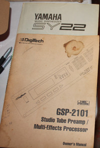 Vintage Retro MUSIC INSTRUMENT 1990s gear manuals YAMAHA SY22 Sy