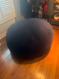 Dark blue bean bag Chair for sale 125$