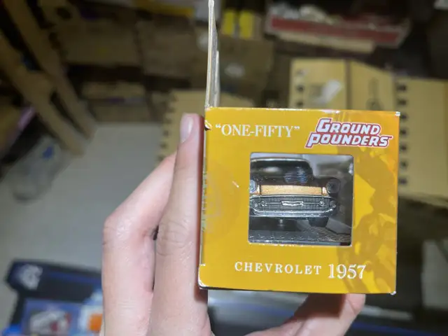 M2 Machines Premium Ground Pounders ‘57 Chevy 150 Bel Air Bronze in Arts & Collectibles in Markham / York Region - Image 3