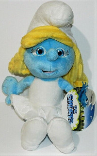 Jakks Pacific Smurfs Smurfette 11 Inch Plush Doll New WIth Tag