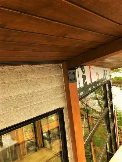 Locally sourced and milled. Knotty white cedar fence posts, structural timbers, tongue and groove, v...