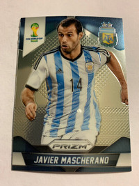 Javier Mascherano Argentina 2014 Panini Prizm World Cup Soccer#8
